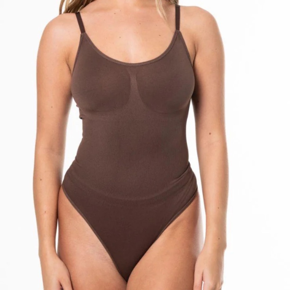 Heyshape Snatched Shapewear Bodysuit Thong in Brown Size Small New in Package